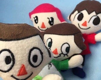 animal crossing plushies villagers