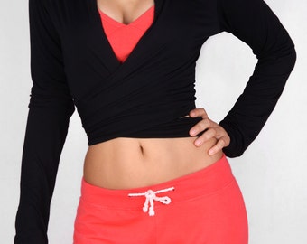 Wrap Top in Rayon Lycra - Dance wear, Yoga wear