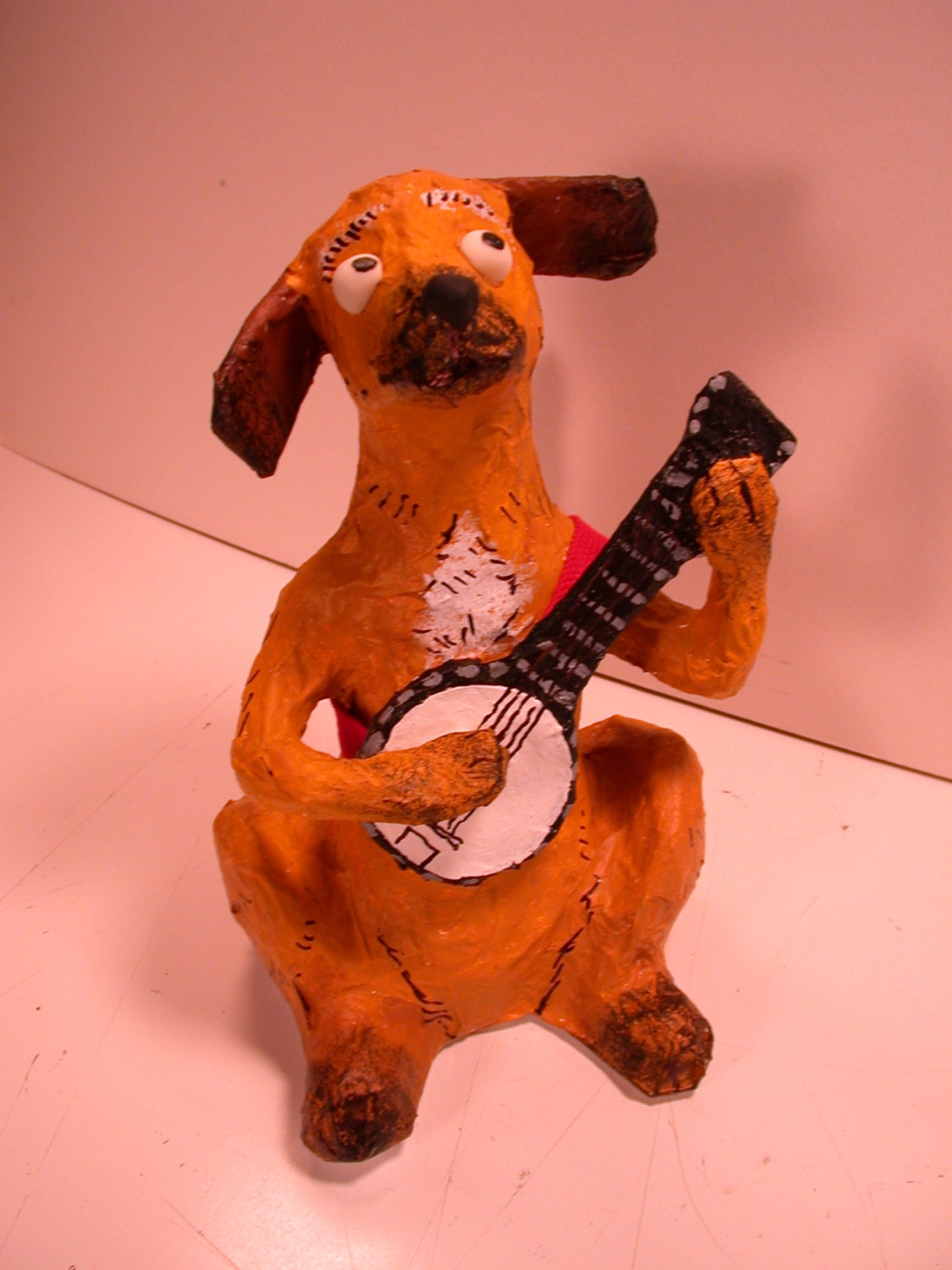 Dog Playing the Banjo by Dan Crowley Studio by DanCrowleyStudio