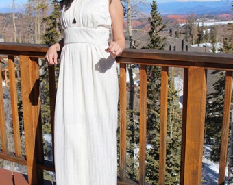 Ivory White Gypsy Dress