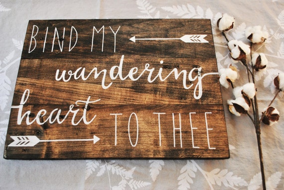 bind my wandering heart to thee meaning