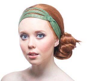 Hair Accessories, Sister Gift, Headbands, Nurse, Yoga Headband, Summer, Gift For Women, Birthday Gift, Green Headband, Adjustable Headband
