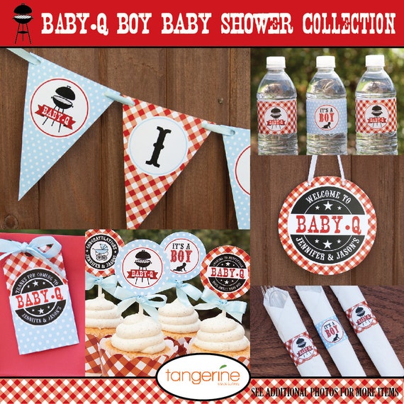 BBQ Baby Shower Decorations Package BabyQ by ...