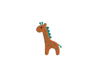 Mini Giraffe Machine Embroidery Design-INSTANT DOWNLOAD-3 sizes