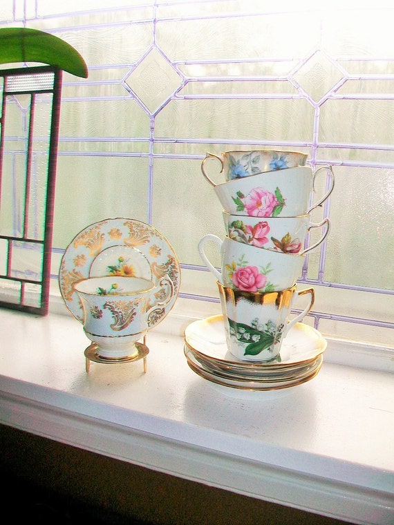 Tea Match saucers and teacups Collection Vintage    collecting Cups Saucers Sets Wedding vintage and and Mix
