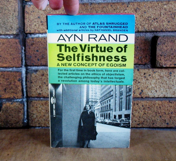 Ayn Rand The Virtue Of Selfishness 1st Pb By Vintagereader