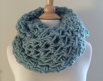 DIY Crochet Pattern: Roving Infinity Scarf easy crochet P D