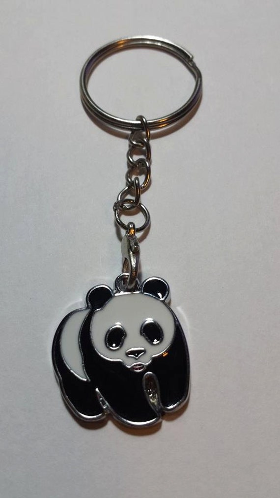 panda teddy keychain