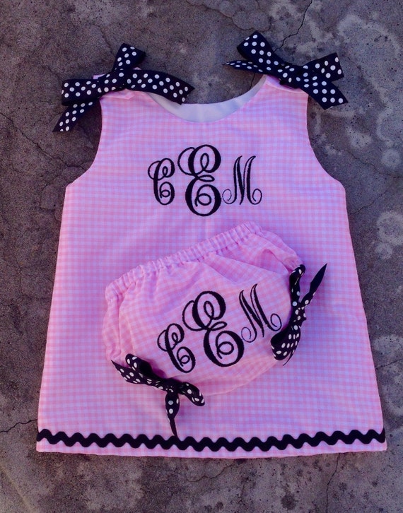 Monogram Baby girl outfits baby girl clothes Personalized