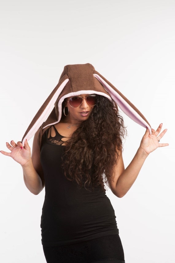 Custom Fleece Hooded Bunny Shrug Hoodie by TheCrazyCuteCloset