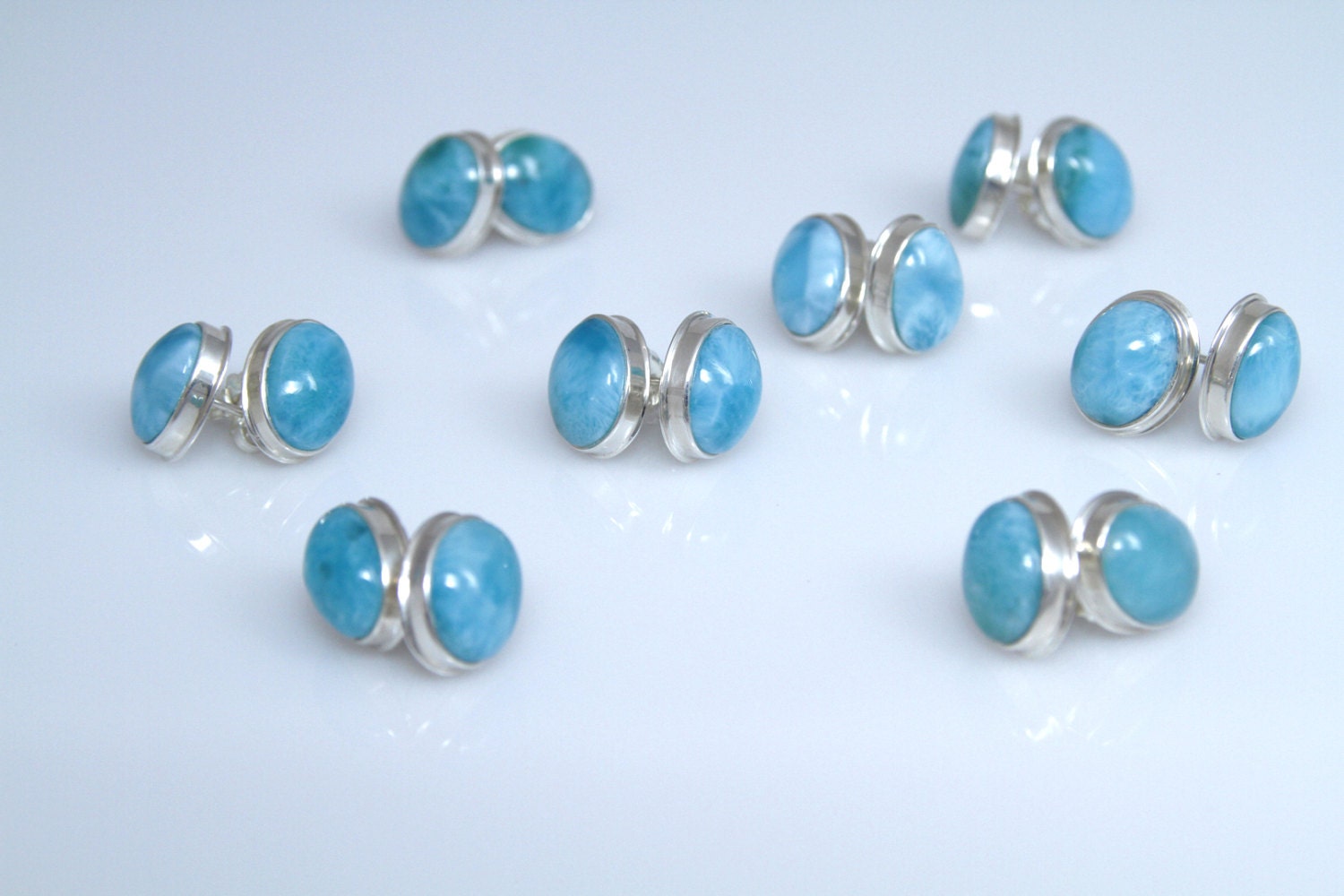 Larimar Earrings Handmade Larimar Jewelry for by TheLarimarShop