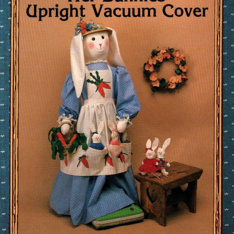Upright Vacuum Cover CUT Country Patterns Rebecca by SharPharMade