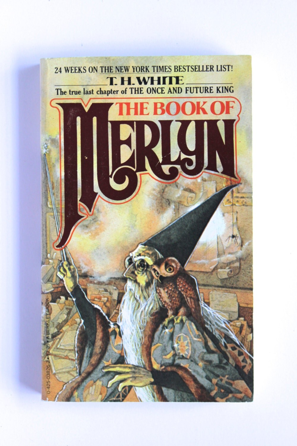 Book of Merlin by T.H. White 1970s Vintage Fantasy Paperback