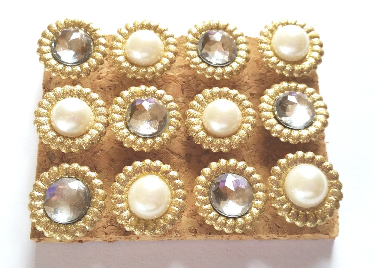 Diamond Push Pins Pearl Push Pins Decorative Push Pins