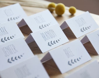 Wedding Place Cards, Escort Cards, Wedding Name cards - Digital download