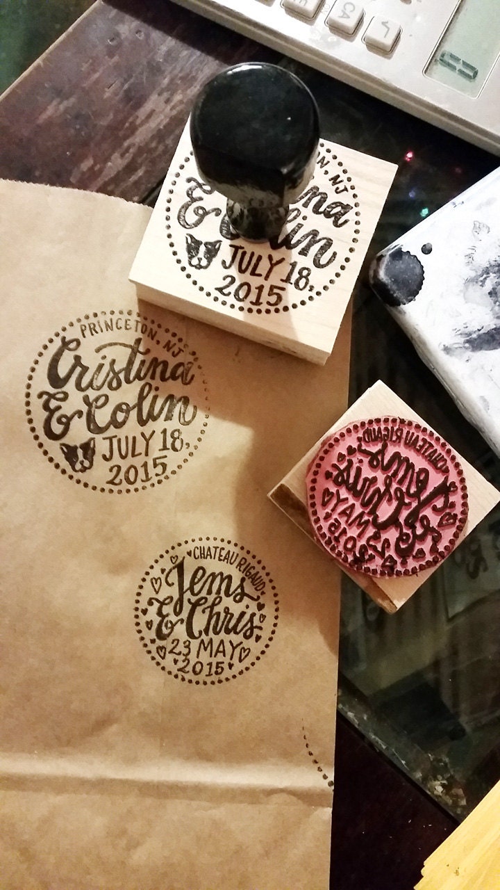 Custom Wedding/Event Stamp