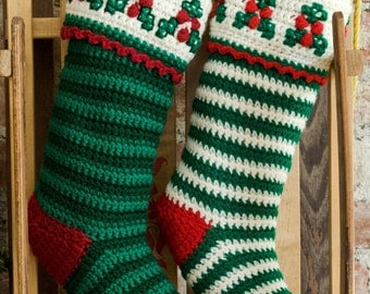 Crochet Pattern - Christmas Stocking