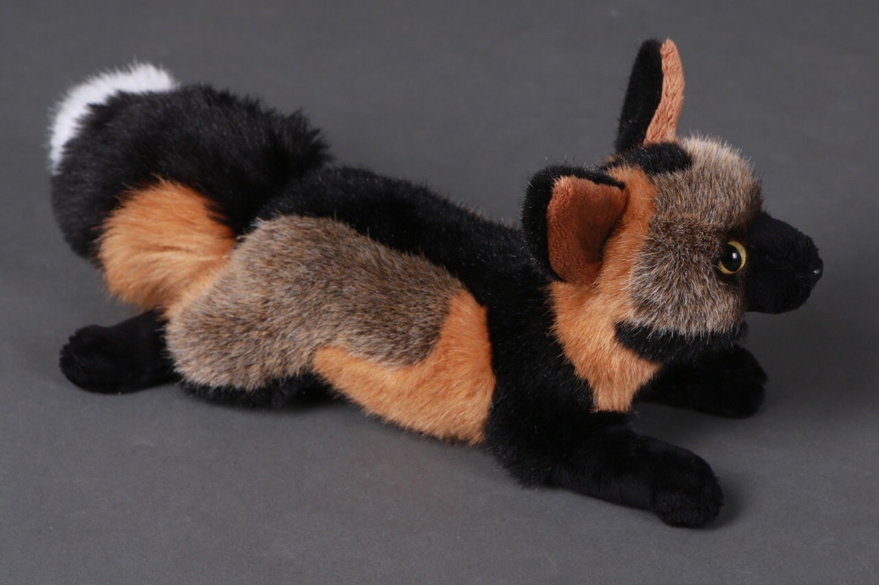 marble fox plush toy