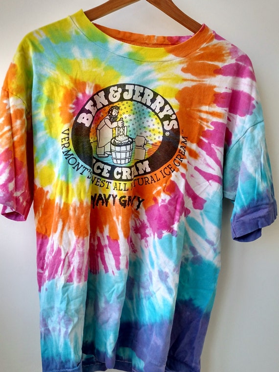 Wavy Gravy Ben and Jerry's Ice Cream Tie Dye XL by awesome80s