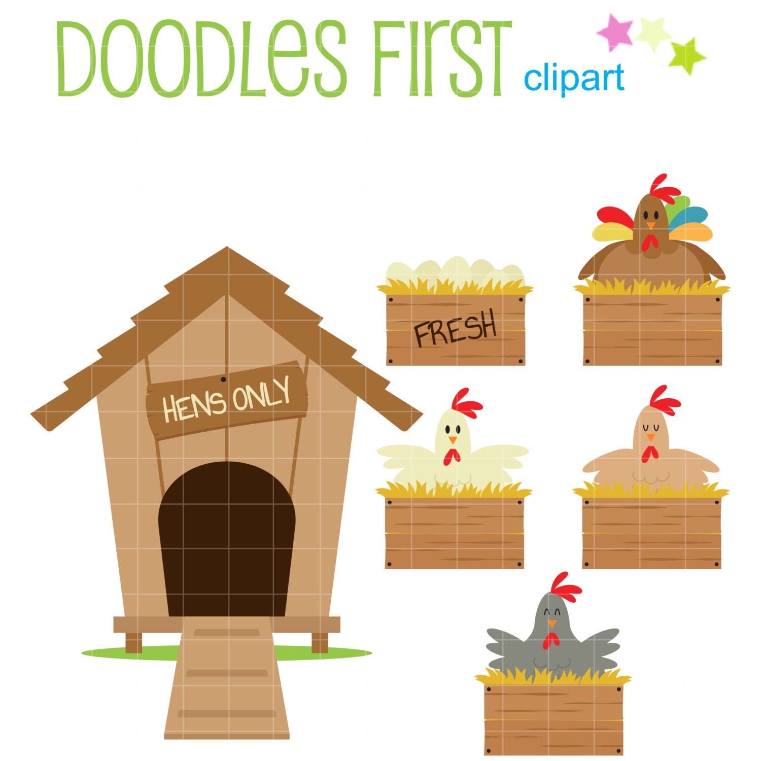 clipart chicken coop - photo #37