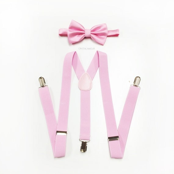 Pink suspenders for men Ladies love pink suspenders not only for themselves but for their gents too. As the ladies know, it takes a real man to show a dash of his feminine side in his attire. And pinks come in a much wider range than many men realize, as you can see by darker pinks like those of the Dark Pink Newport Suspenders .