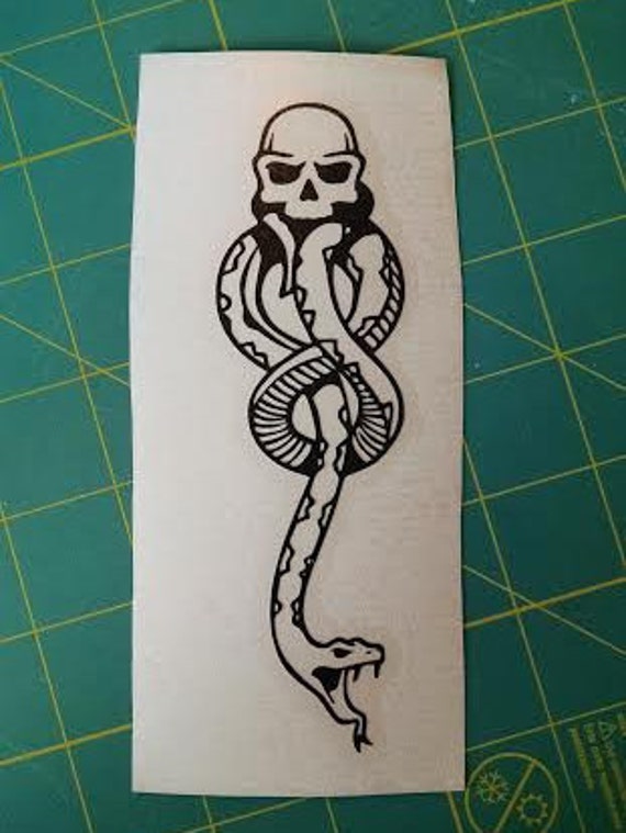 Dark Mark Harry Potter Decal by DakotasDecals on Etsy