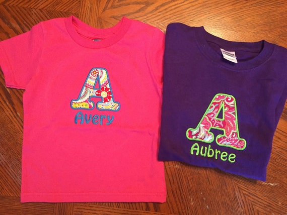 etsy applique shirts