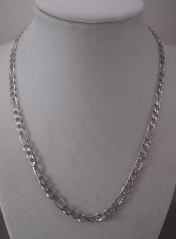 Items similar to OTC International Sterling Silver Figaro Necklace made ...