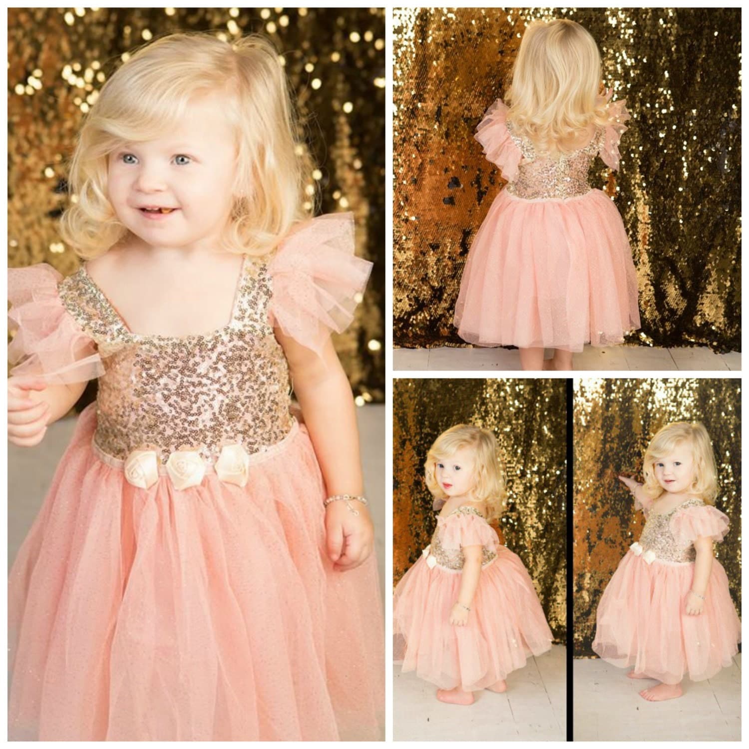 Little girls party dress toddler girls by adalynsboutique