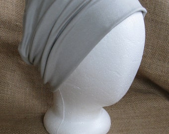 Bamboo Summer Chemo Cap Headwear- Soft Pastel Sage, Sand, Toffee, Teal or Black Chemo Hat Womens Cancer Headwear and Slouch Beanie