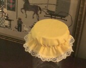 7 Buttercup Yellow  Mason Canning Jar Bonnets/Jar Topper /Jar Lid Cover