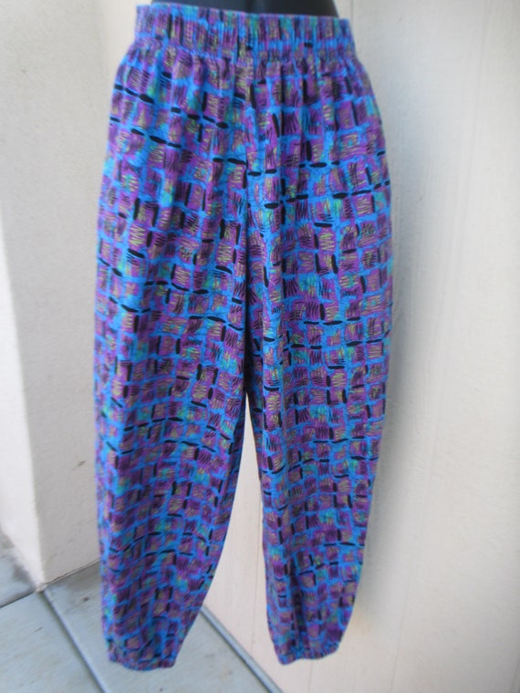 Vintage 80's 'Parachute Pants With Bold by VintageLadyFashions