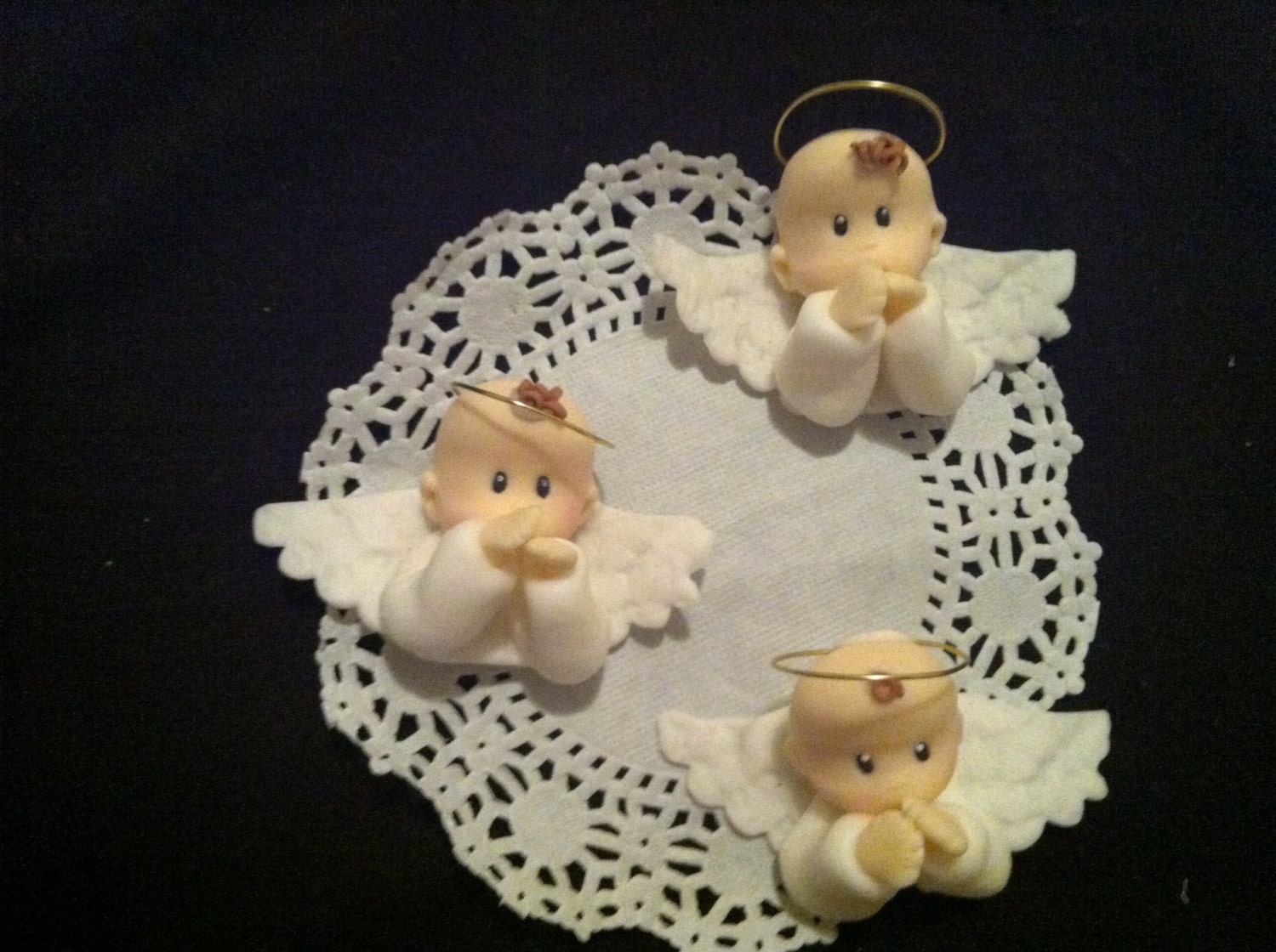 Angel Cake Toppers Baptism Favors Baptism By