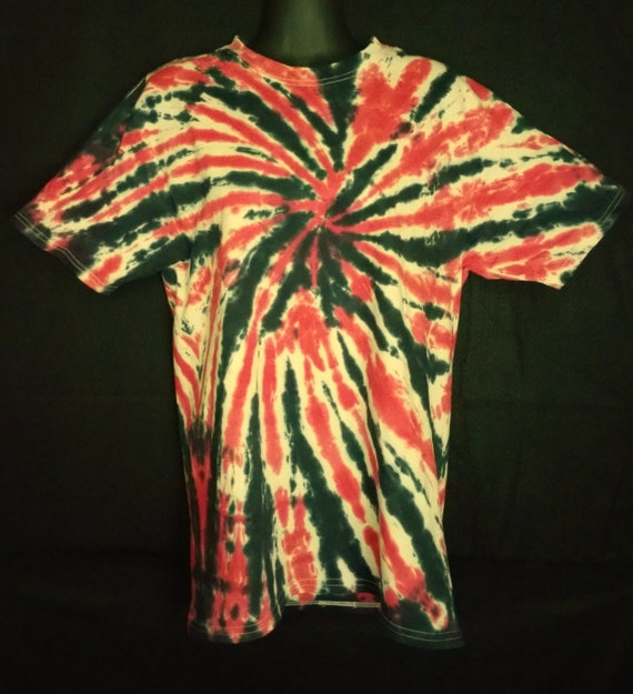 Hand Dyed 2 Color Tie Dye Shirt Hanes BeefyT by FlipSideTieDyes