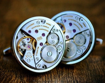 Longines Watch Movement Cufflinks