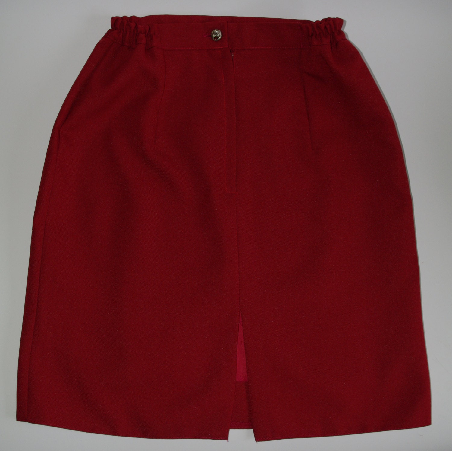 SALE: Vintage Retro Maroon Skirt / Dark red mini skirt