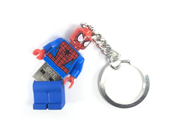 spiderman keychain lego