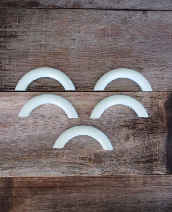 Drawer Handles 5 Vintage Resin Drawer Pulls by TheDustyOldShack