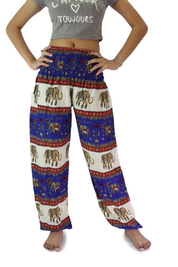 elephant hippie pant long pants handmade for women by bangkokpants