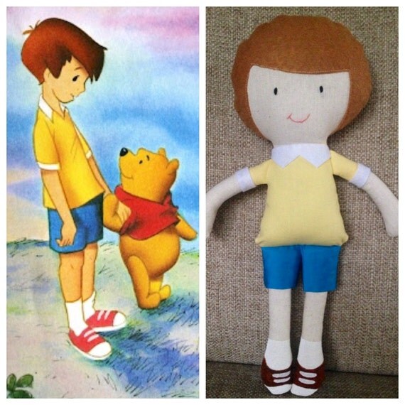 pooh bear doll christopher robin