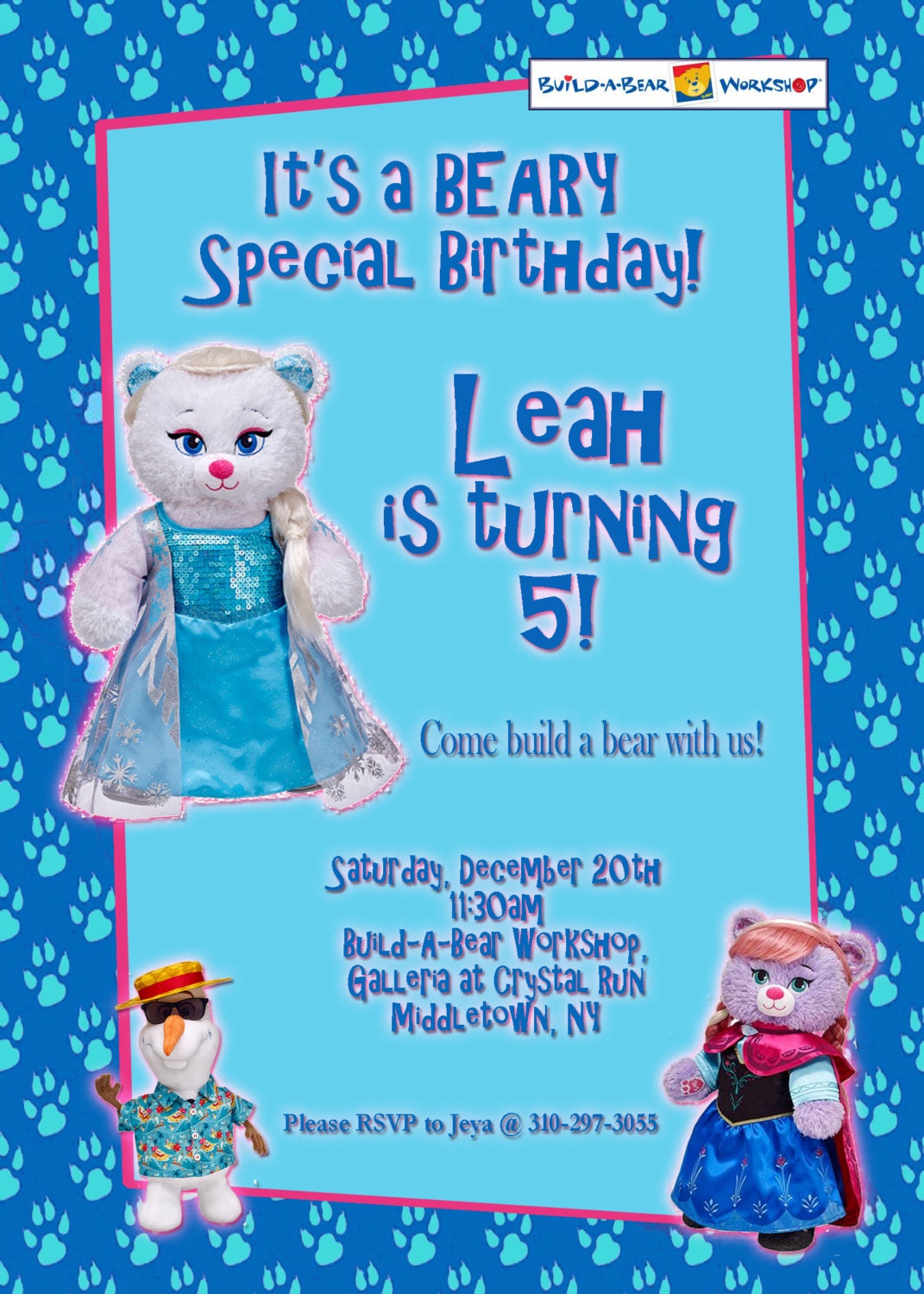 build a bear birthday party prices