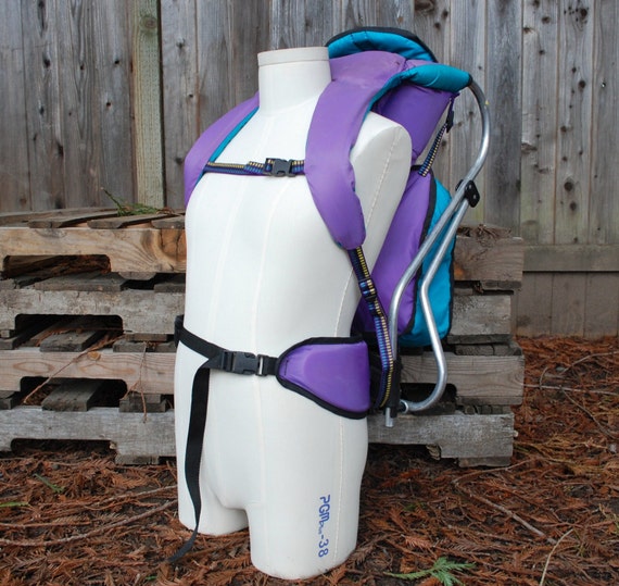Vintage Gerry Purple and Turquoise Family Backpack Child by AHike