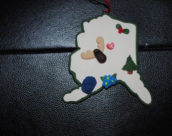 Alaska -State of Alaska Christmas ornament- SA1