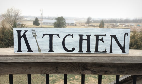 Items Similar To Wood Kitchen Sign Wooden Kitchen Decor Vintage Style   Il 570xN.747164569 N178 