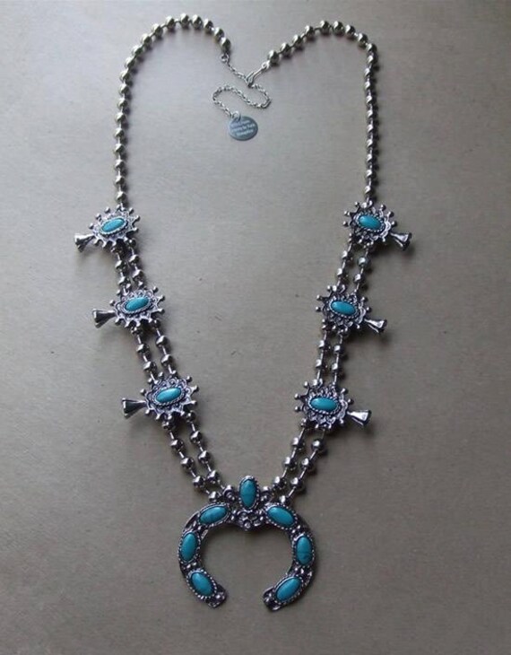 Squash Blossom Necklace by SaraHasStuff on Etsy