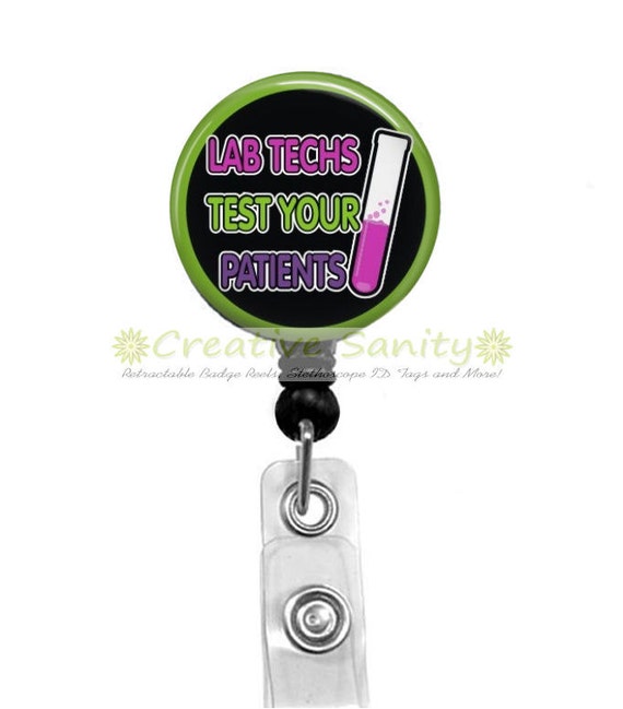 Items Similar To Lab Tech Retractable ID Badge Holder Lab