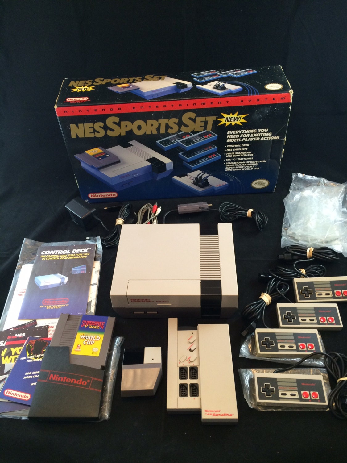 NES System in Box 1989 Nintendo Entertainment by modernnostalgic