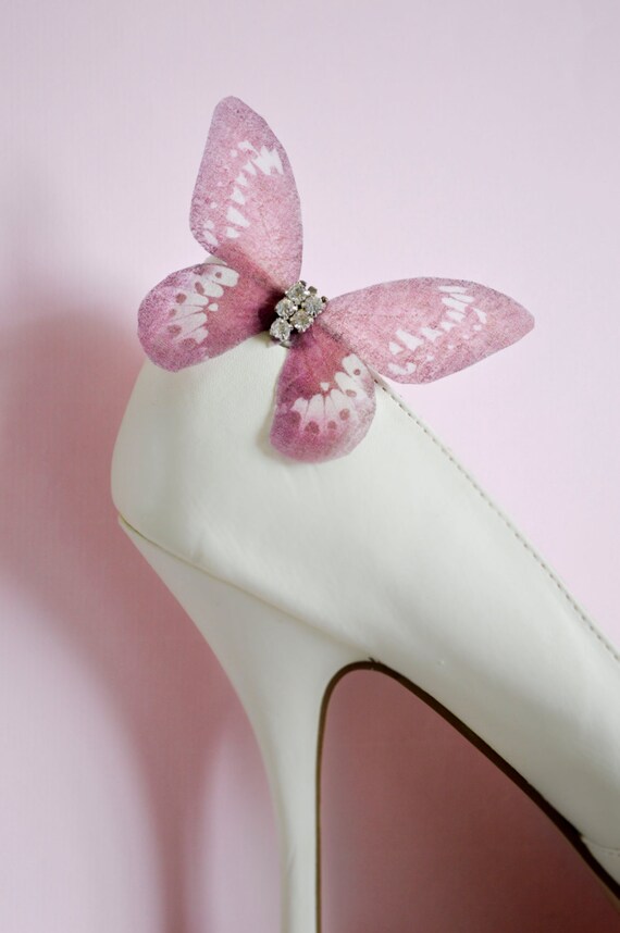 Butterfly Shoe Clip Shoe accessories Pin Up by JanaRoyaleDesign
