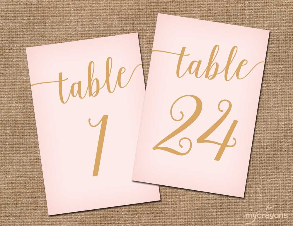 pink table numbers 1 30 printable table by mycrayonspapeterie