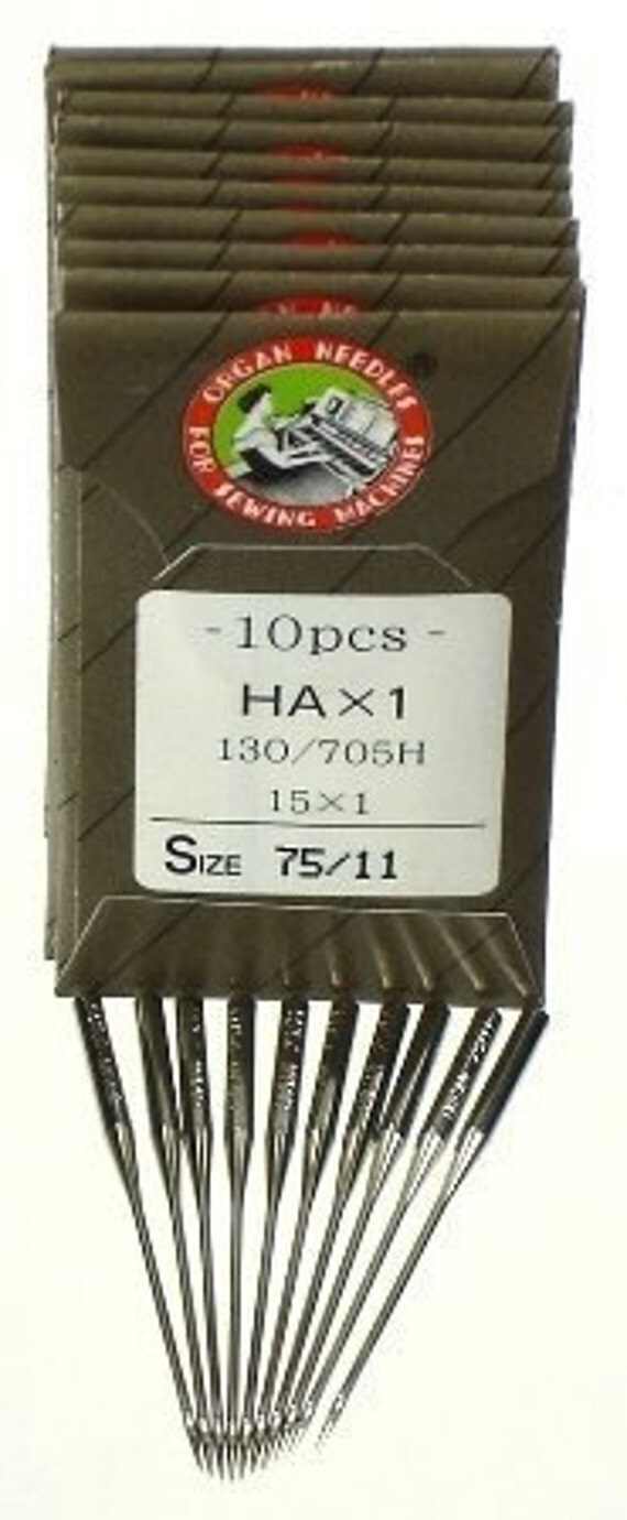 Organ Needles HAX 1 130/705H 15x1 size 75/11 Sewing